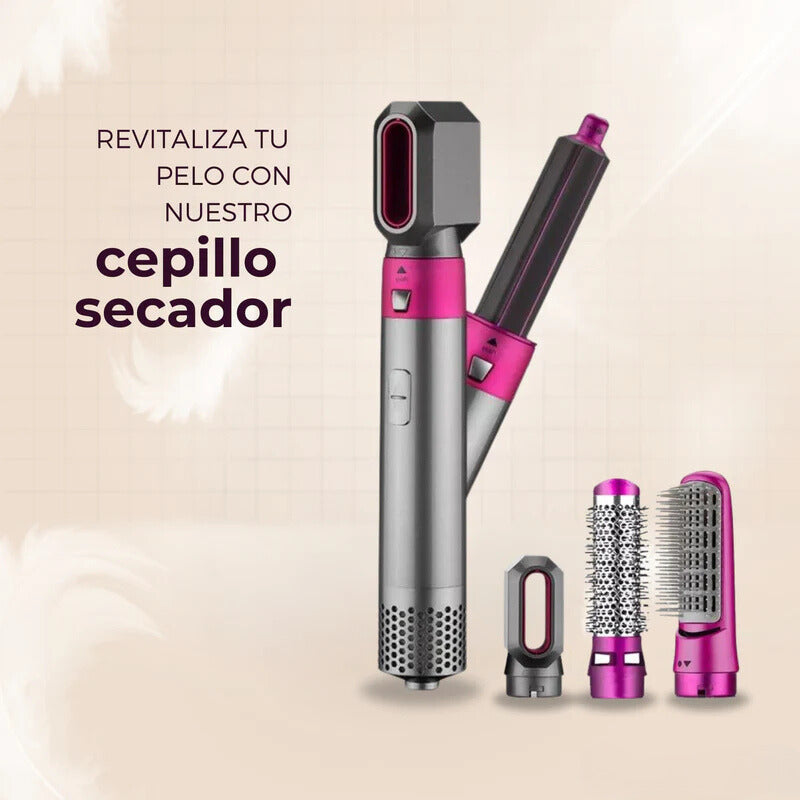 Cepillo Profesional 5 en 1: estilo personalizado